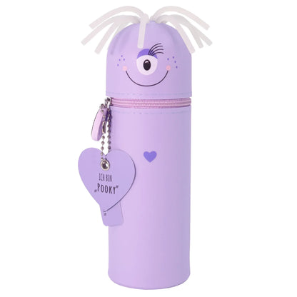 Federmäppchen aus Silikon „Monster Pooky“
