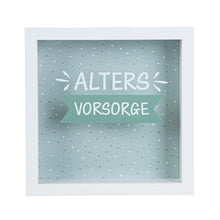 Spardose "Altersvorsorge" mit Glasfront