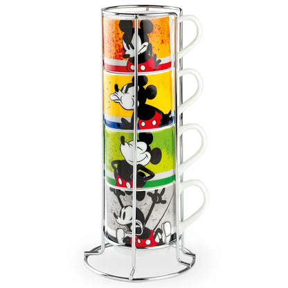 Disney Espressotassen-Set „Mickey“ aus Porzellan