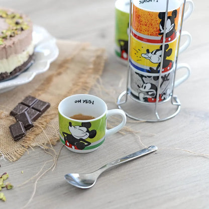 Disney Espressotassen-Set „Mickey“ aus Porzellan Mood