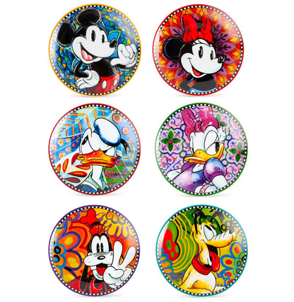 Disney Teller-Set „forever & ever“ aus Porzellan, Ø 19 cm