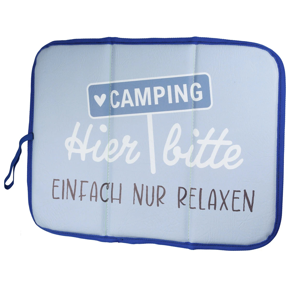 Sitzkissen to go "Camperglück" mit Spruch