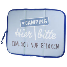 Sitzkissen to go "Camperglück" mit Spruch