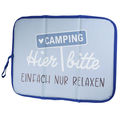 Sitzkissen to go "Camperglück" mit Spruch