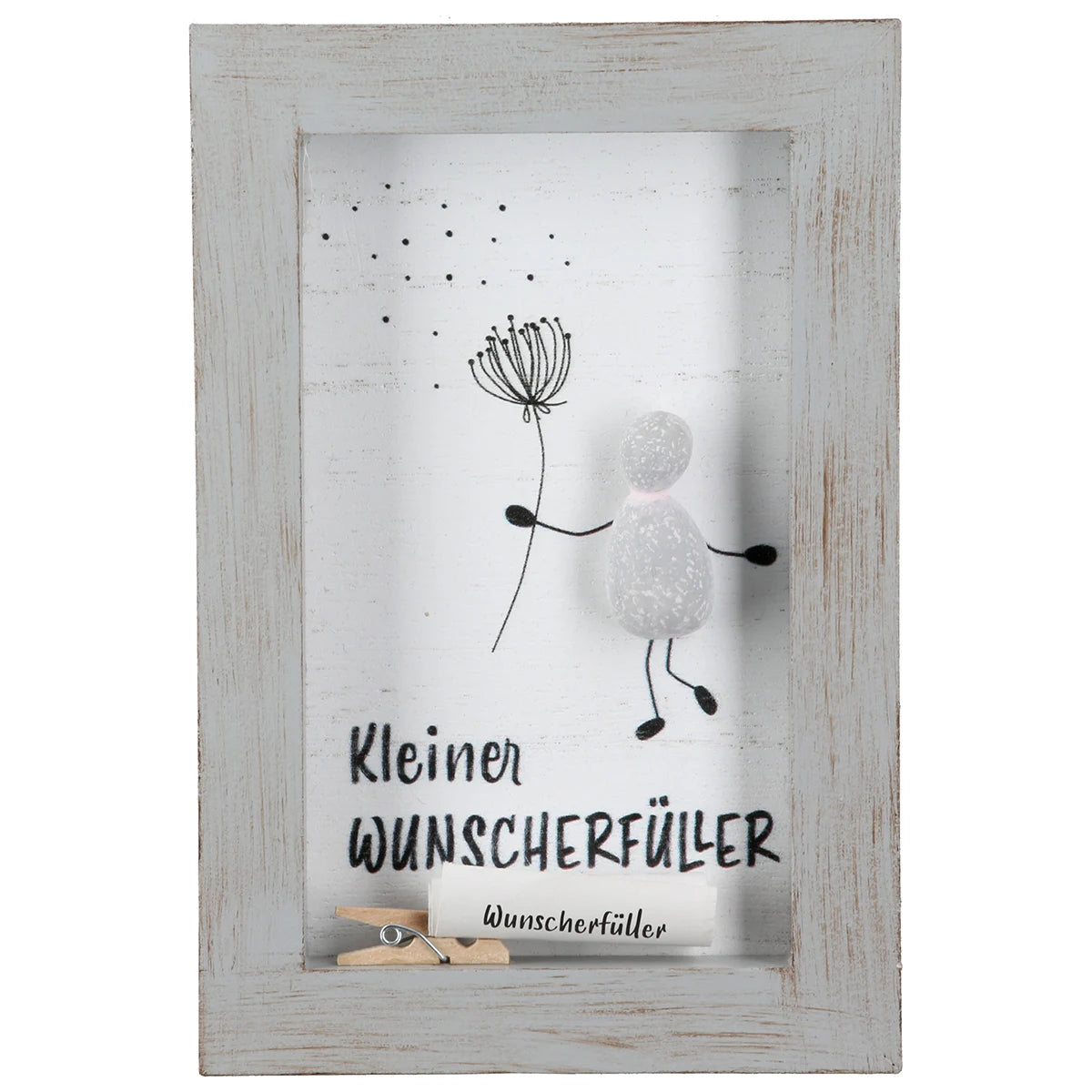 Steinbild „Lots of Love“ mit Spruch