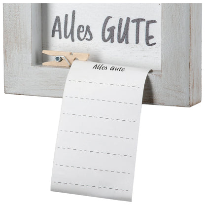 Steinbild „Lots of Love“ mit Spruch Detail