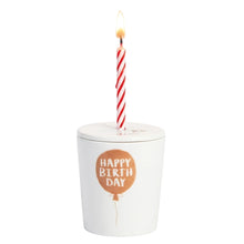 Geburtstagsbecher "Happy Birthday" aus Porzellan