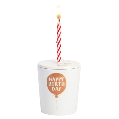 Geburtstagsbecher "Happy Birthday" aus Porzellan