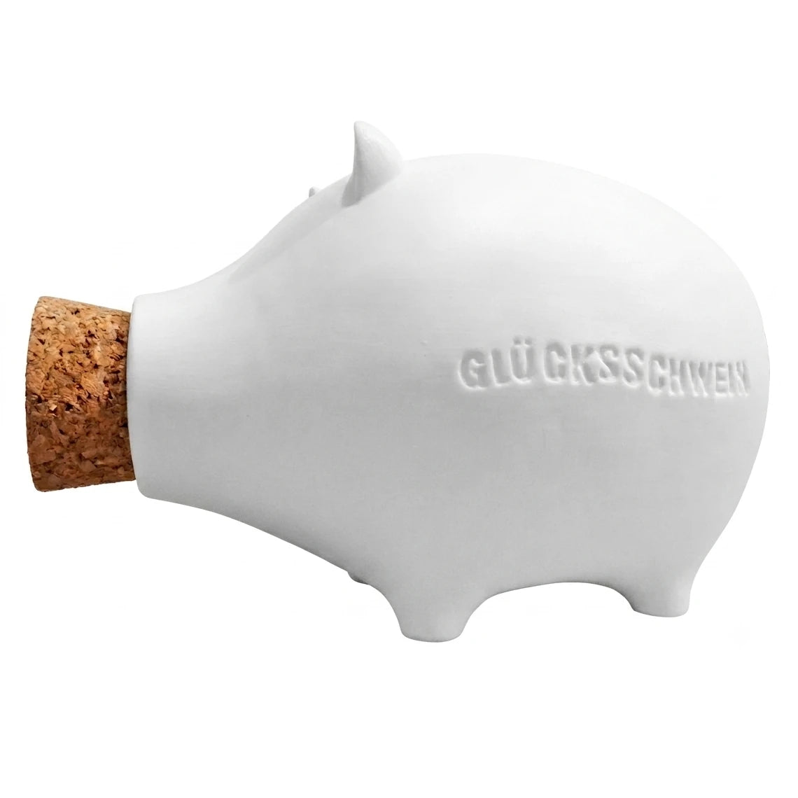 Spardose "Scheinchen Schweinchen" - Glücksschwein aus Porzellan