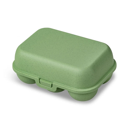 Eierbox EGGS TO GO MINI aus melaminfreiem Thermoplast Grün