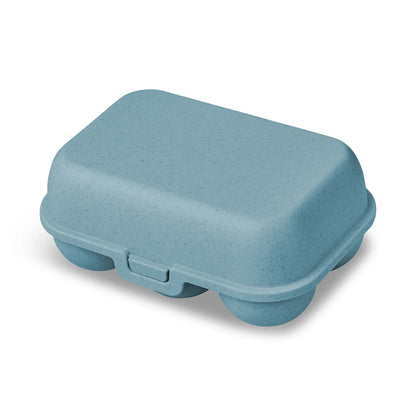 Eierbox EGGS TO GO MINI aus melaminfreiem Thermoplast Blau