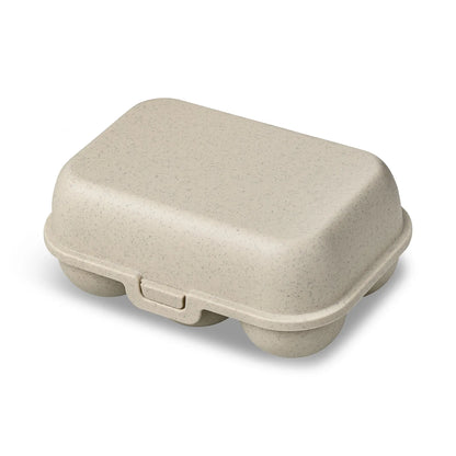 Eierbox EGGS TO GO MINI aus melaminfreiem Thermoplast Beige