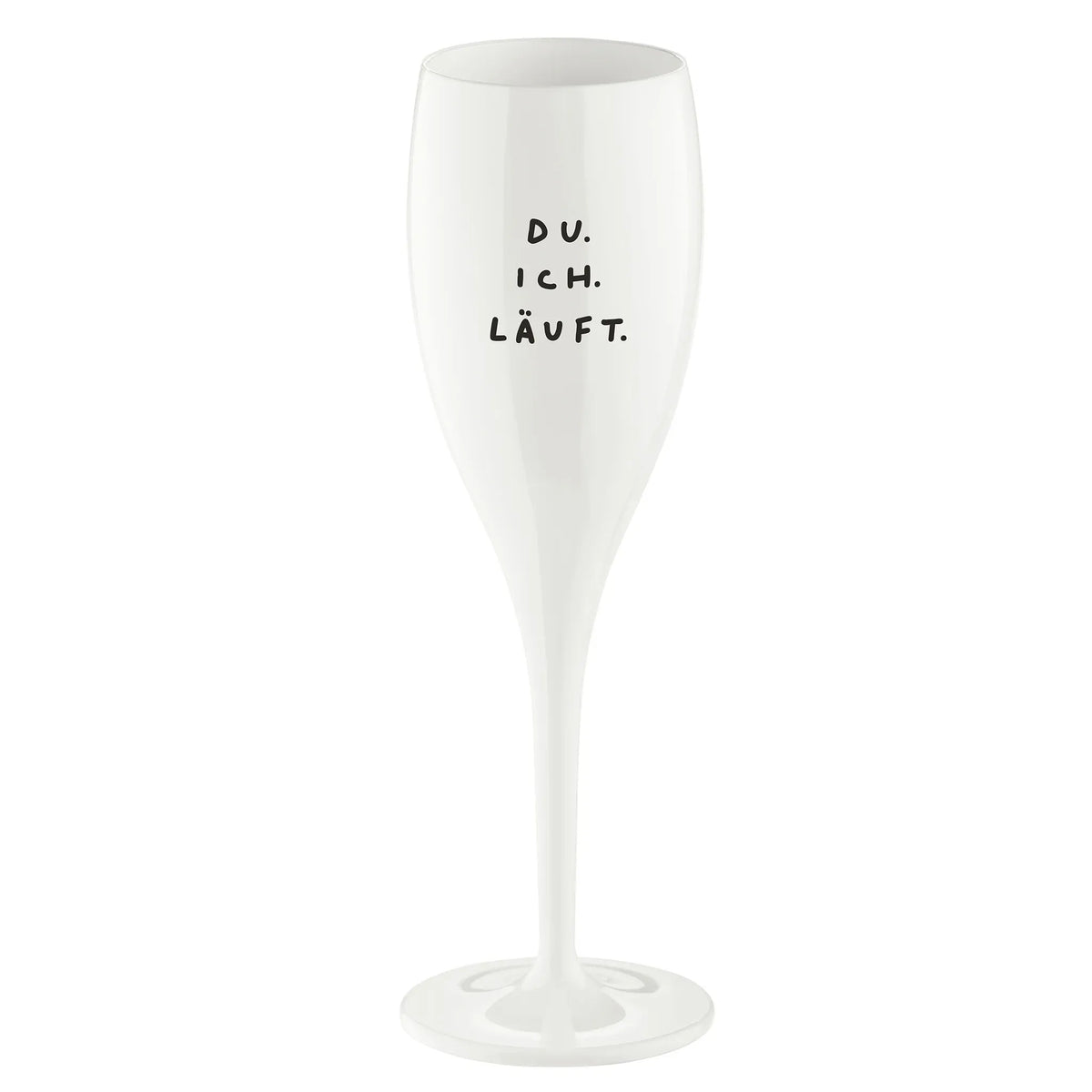 Glas mit Druck CHEERS No. 1 aus melaminfreiem Thermoplast