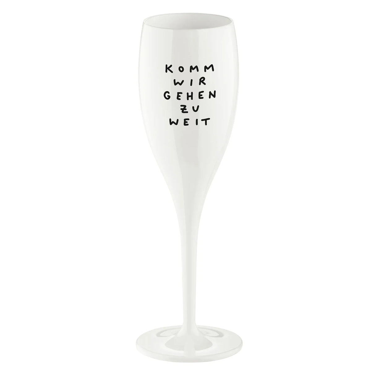 Glas mit Druck CHEERS No. 1 aus melaminfreiem Thermoplast