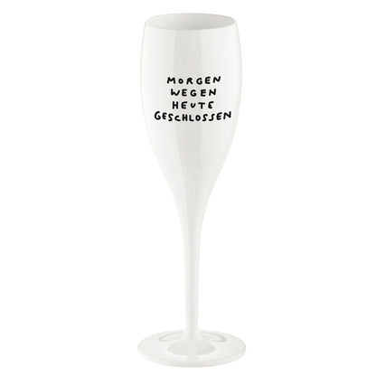 Glas mit Druck CHEERS No. 1 aus melaminfreiem Thermoplast