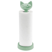 Küchenrollenhalter MIAOU im Katzendesign Grün