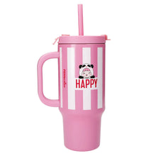 PENfection To Go Becher mit Strohhalm HAPPY
