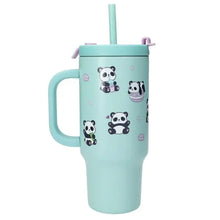 PENFection To Go Becher mit Strohhalm PANDA