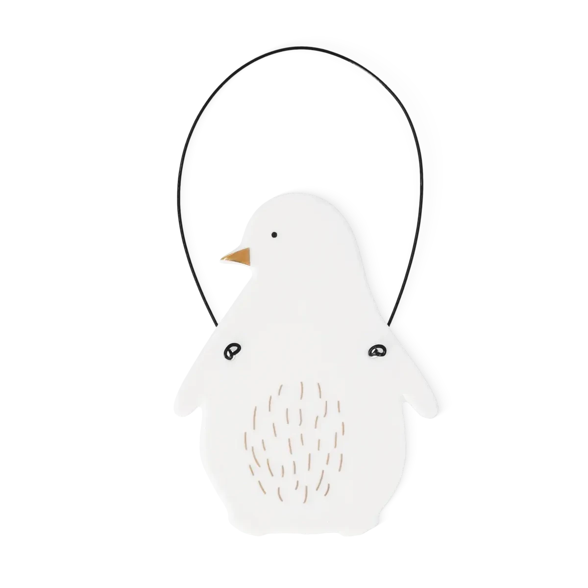 Räder Wintertier-Anhänger Pinguin aus Porzellan