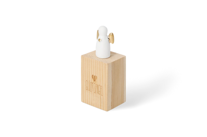 Räder Glückskästchen "Glücksengel" aus Porzellan und Holz