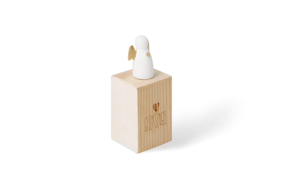 Räder Glückskästchen "Glücksengel" aus Porzellan und Holz