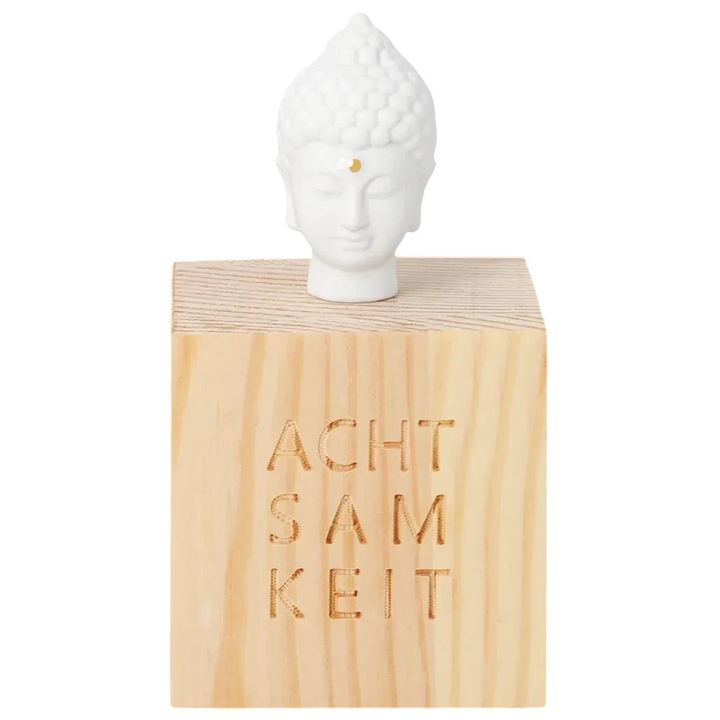 Räder Glückskästchen "Buddha" aus Porzellan und Holz