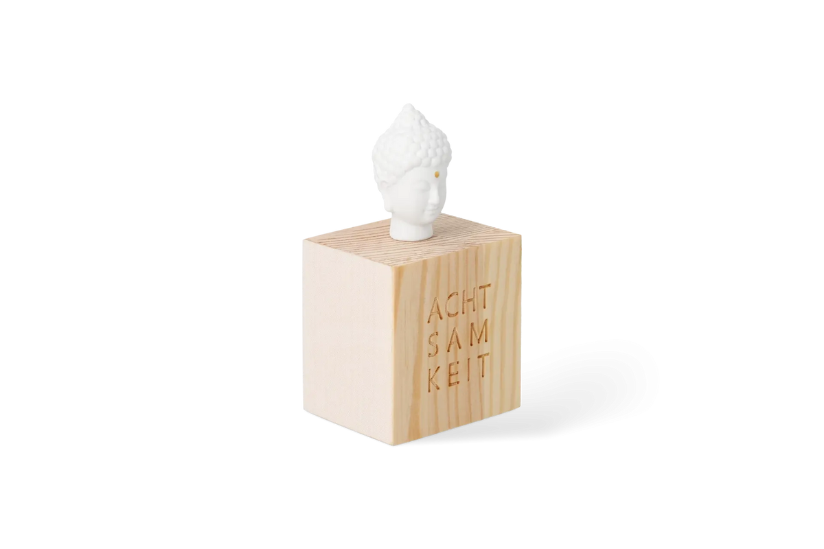 Räder Glückskästchen "Buddha" aus Porzellan und Holz