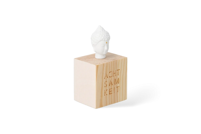 Räder Glückskästchen "Buddha" aus Porzellan und Holz