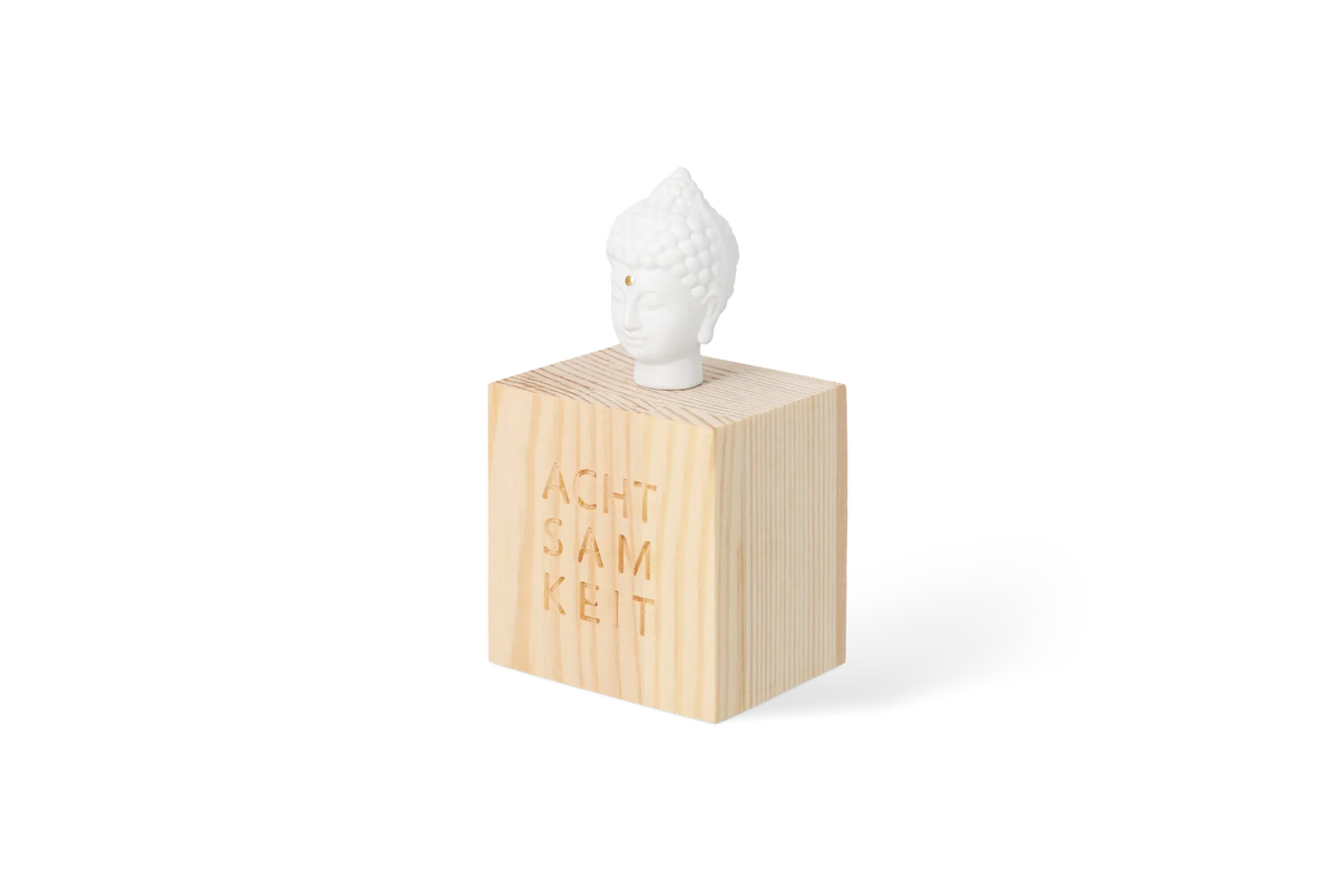 Räder Glückskästchen "Buddha" aus Porzellan und Holz