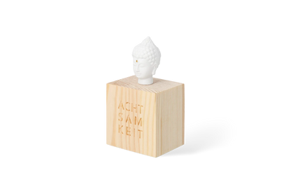 Räder Glückskästchen "Buddha" aus Porzellan und Holz