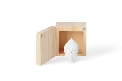 Räder Glückskästchen "Buddha" aus Porzellan und Holz