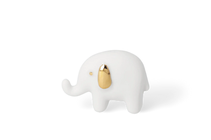 Räder Glückskästchen "Elefant" aus Porzellan und Holz