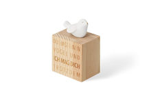 Räder Glückskästchen "Vogel" aus Porzellan und Holz