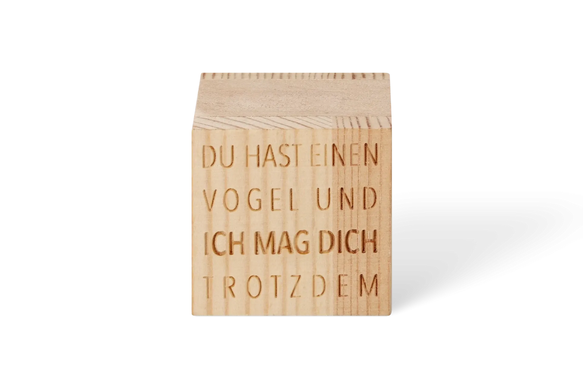 Räder Glückskästchen "Vogel" aus Porzellan und Holz