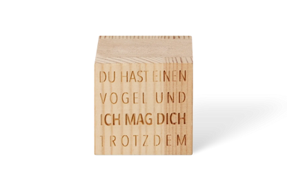 Räder Glückskästchen "Vogel" aus Porzellan und Holz