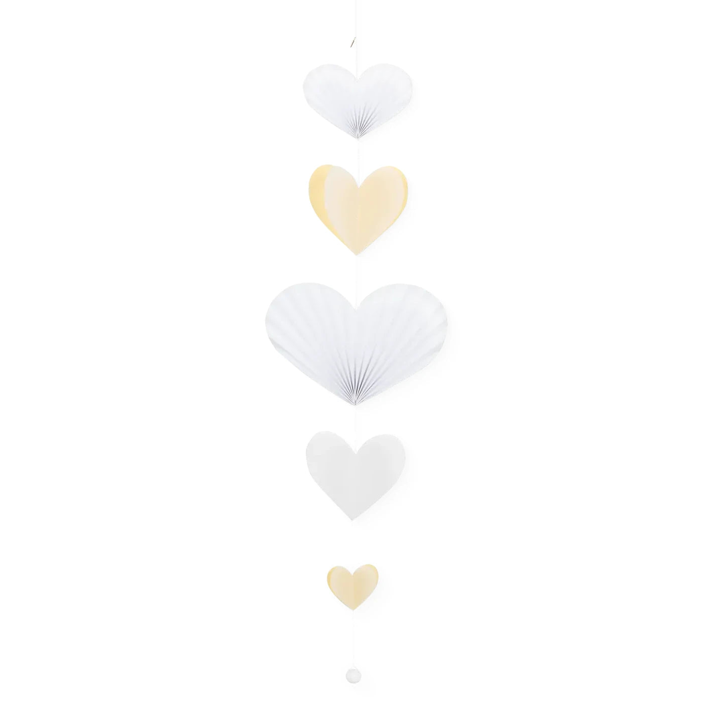 Kette "Goldenes Herz", 65 cm