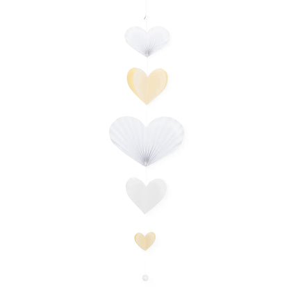 Kette "Goldenes Herz", 65 cm