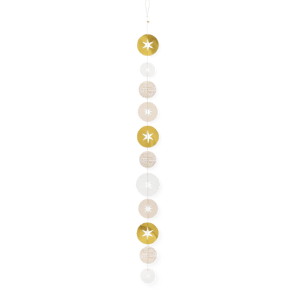 Räder Kreiskette "Goldschimmer" aus Papier, 117 cm