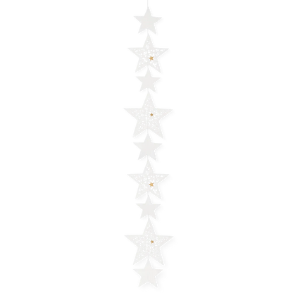 Räder Kette "Sternchen" aus Papier, 120 cm