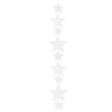 Räder Kette "Sternchen" aus Papier, 120 cm