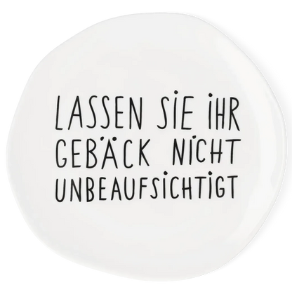 Räder Kleiner Teller "Gebäck" aus Porzellan