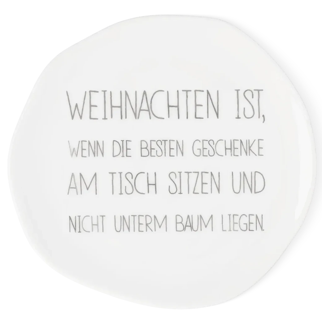 Räder Kleiner Teller "Weihnachten" aus Porzellan
