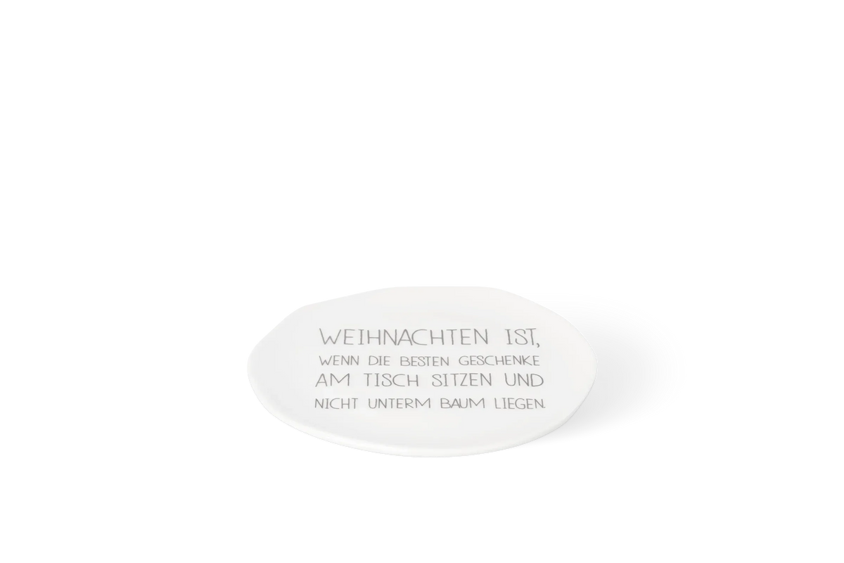 Räder Kleiner Teller "Weihnachten" aus Porzellan