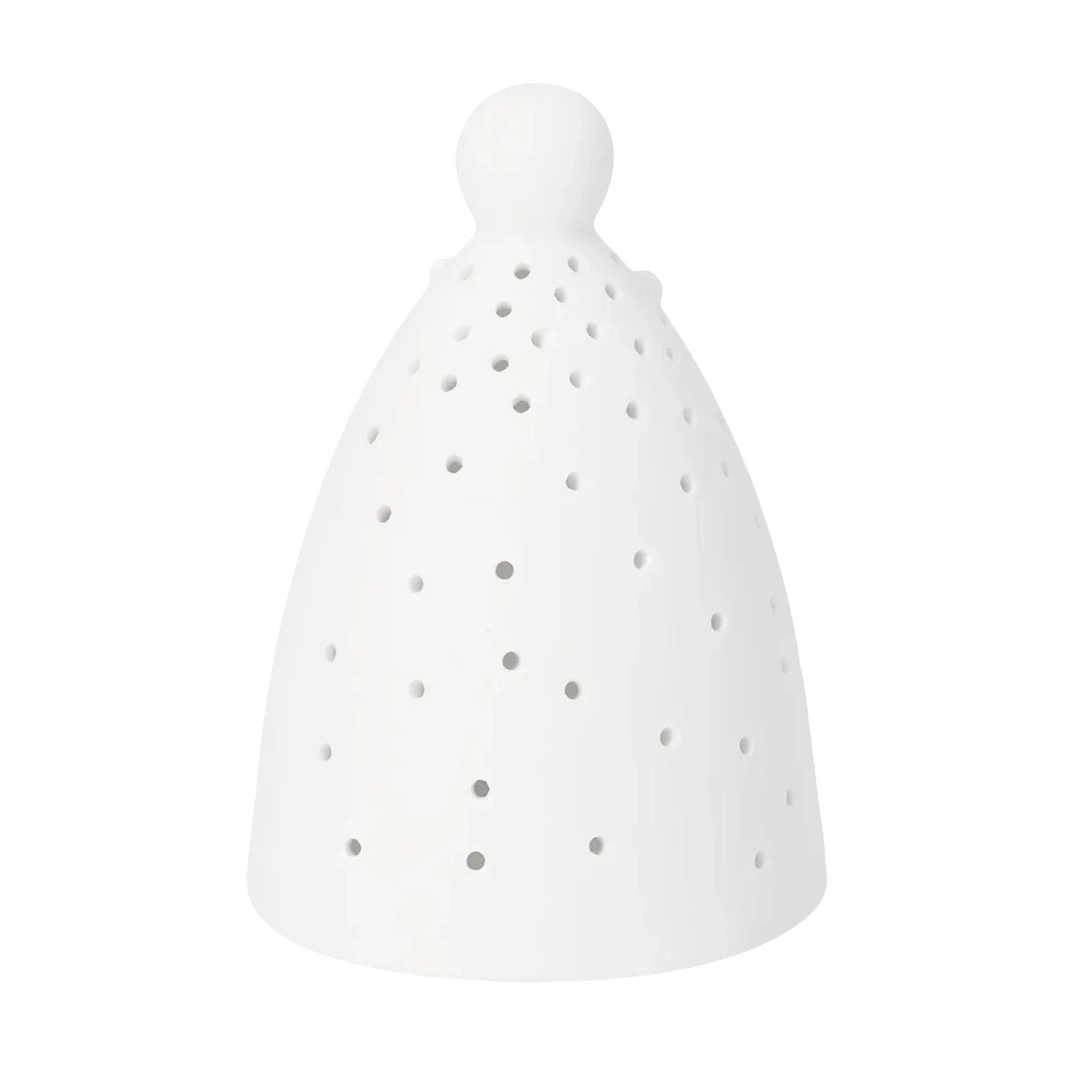 Räder LED Mini-Lichtengel aus Porzellan