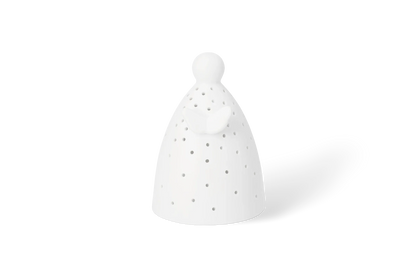 Räder LED Mini-Lichtengel aus Porzellan