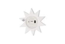Räder LED Weihnachtslicht Doppel-Stern aus Porzellan Unterseite