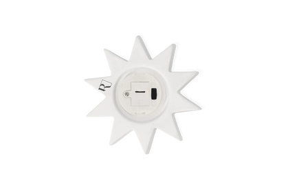 Räder LED Weihnachtslicht Doppel-Stern aus Porzellan Unterseite