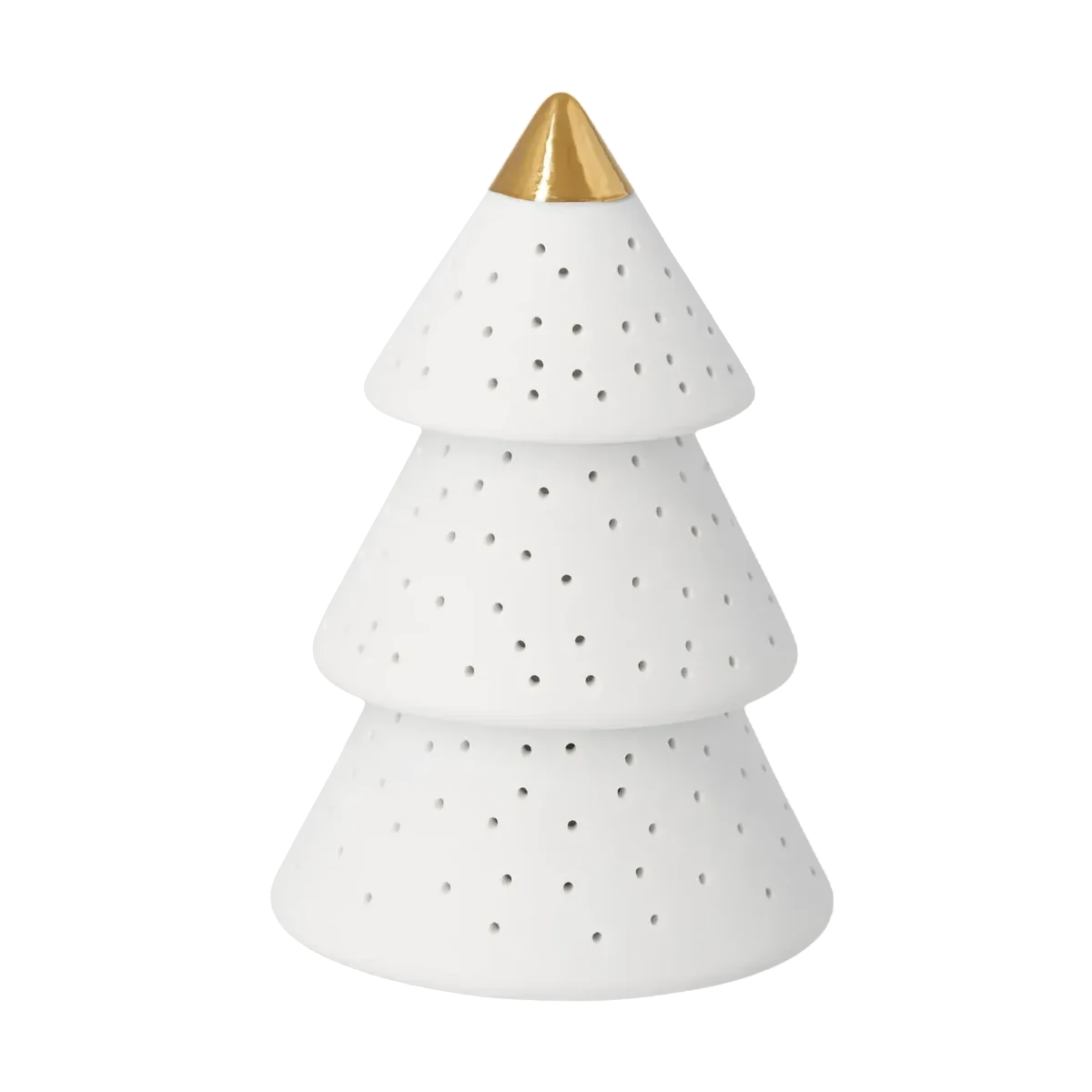 Räder LED Weihnachtslicht Tanne aus Porzellan