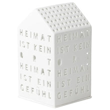 Lichthaus "Heimat" aus Porzellan
