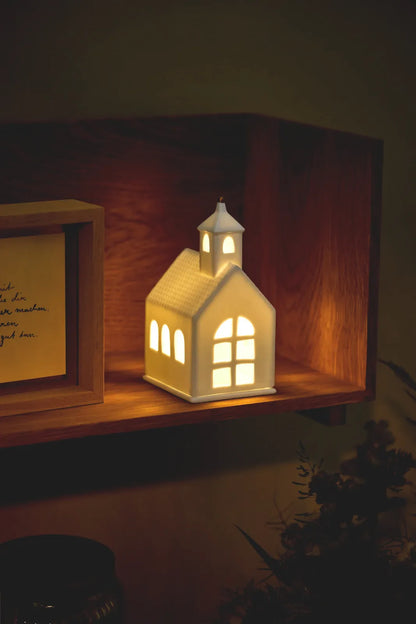 Räder kleines Lichthaus "Kapelle" aus Porzellan Mood